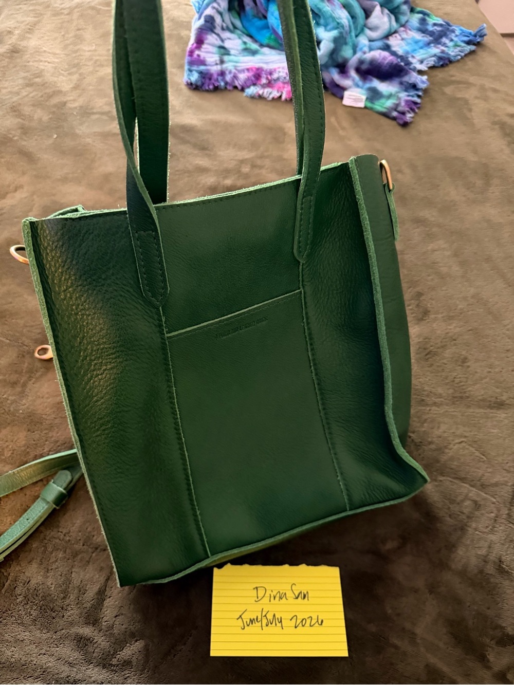 Portland Leather Goods Bacalar North South Lola Tote - Picture 2 of 4